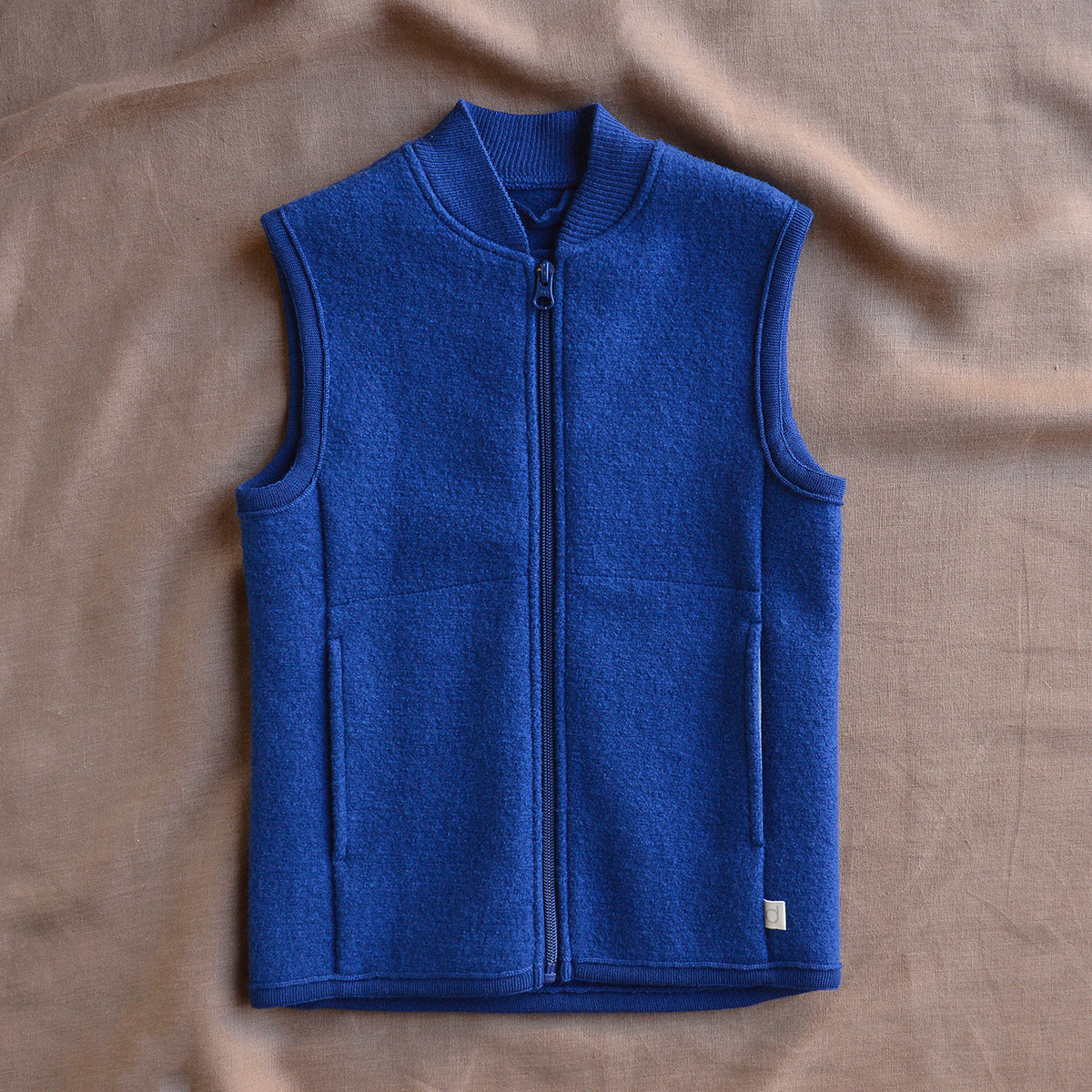 Boiled Wool Zip Vest (1-10y+) *New AW25/26!
