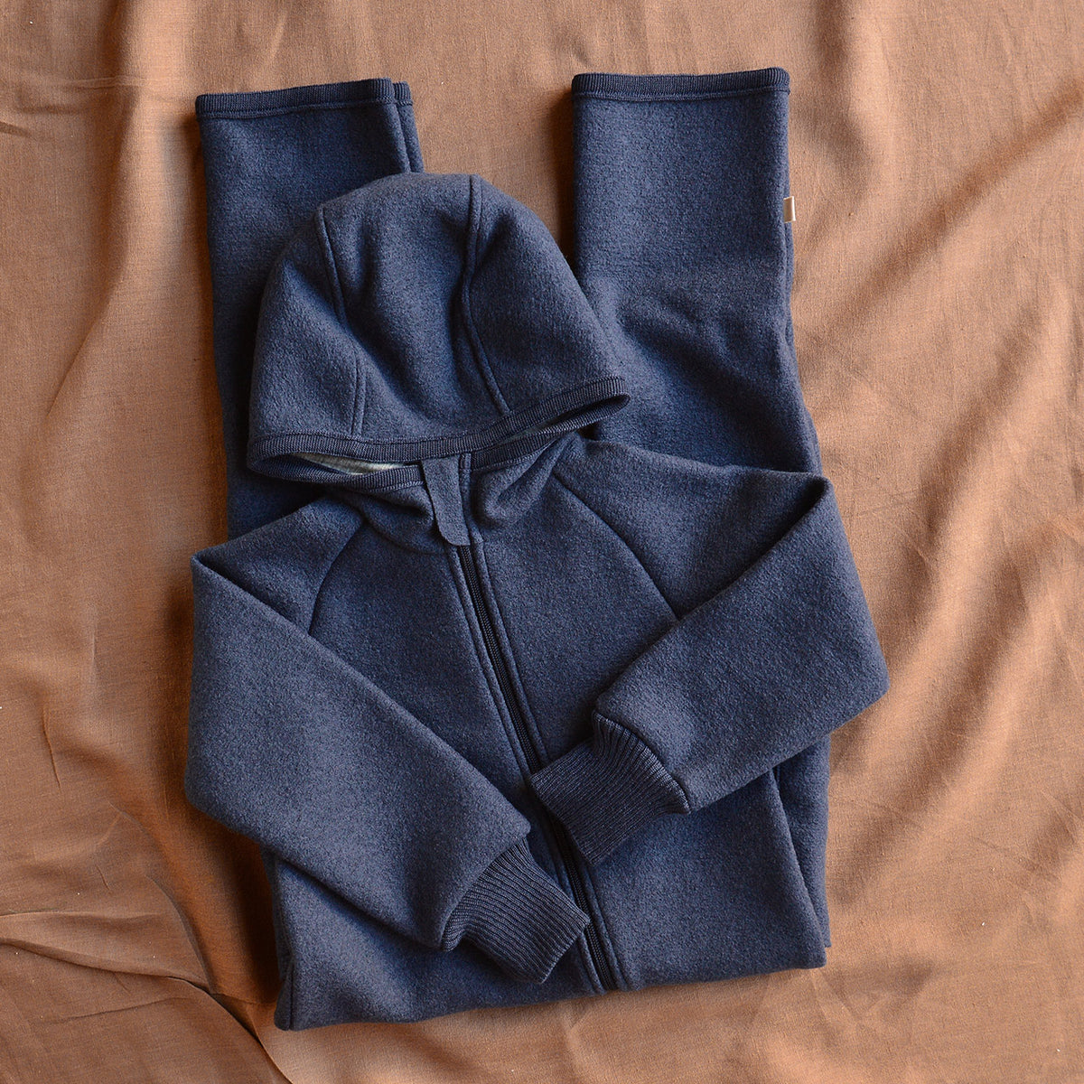 Boiled Wool Zip Overalls (6m-6y)