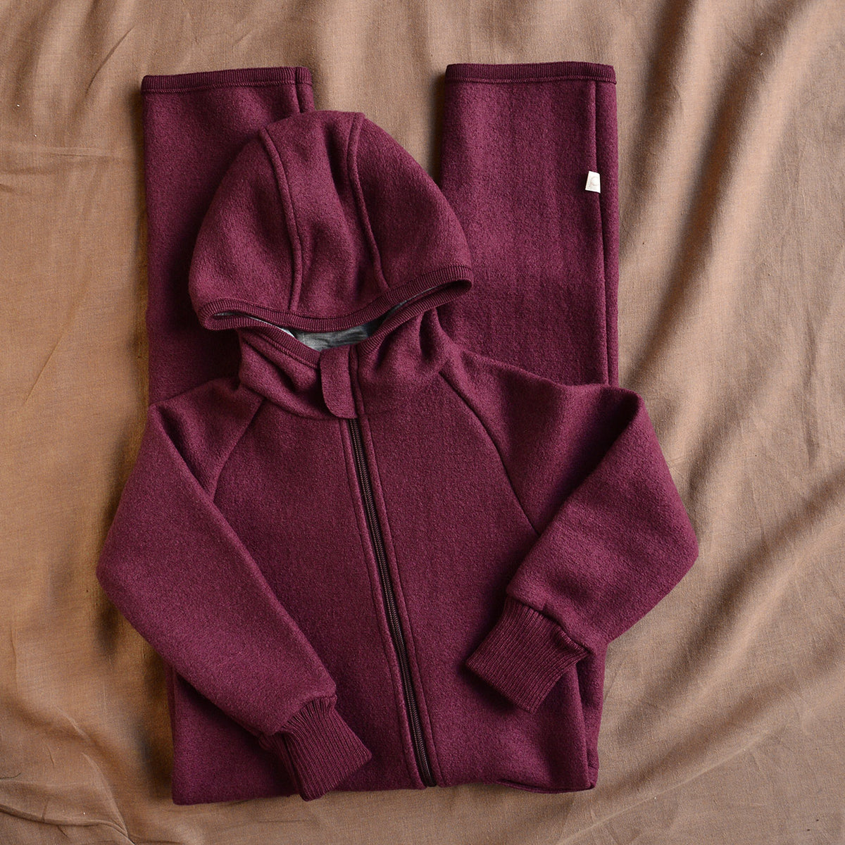 Boiled Wool Zip Overalls (6m-6y)