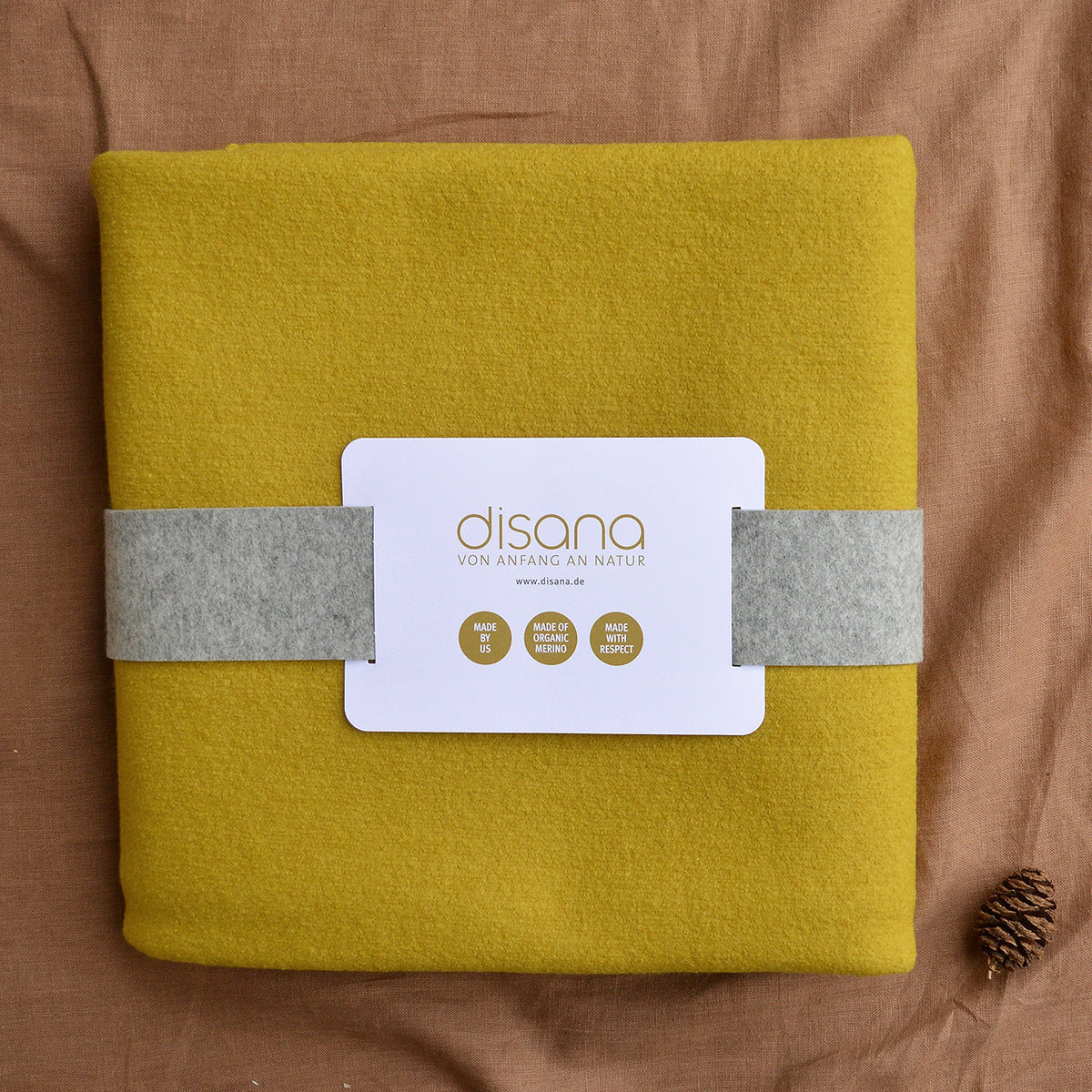 Boiled Wool Blanket Organic Merino (200x135cm)