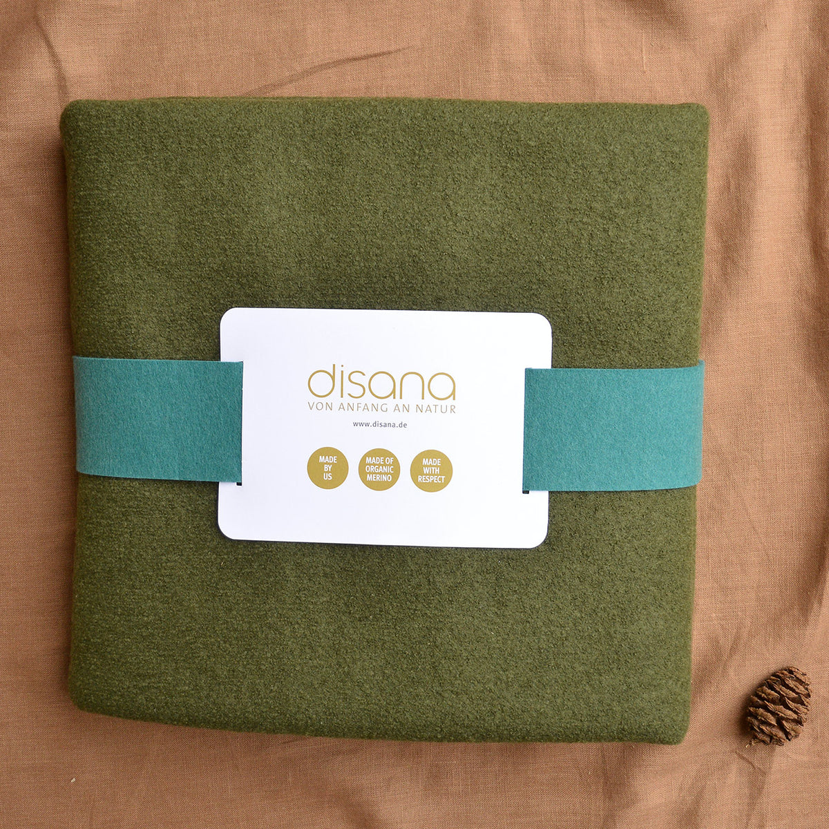 Boiled Wool Blanket Organic Merino (200x135cm)