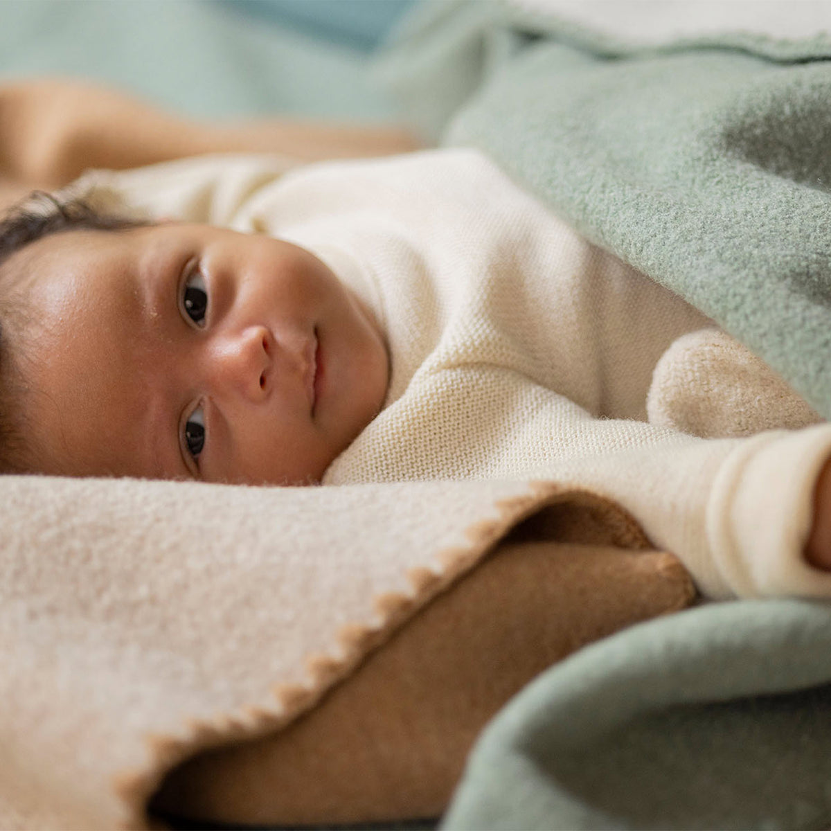 Merino Baby Jumper - Natural (0-18m)