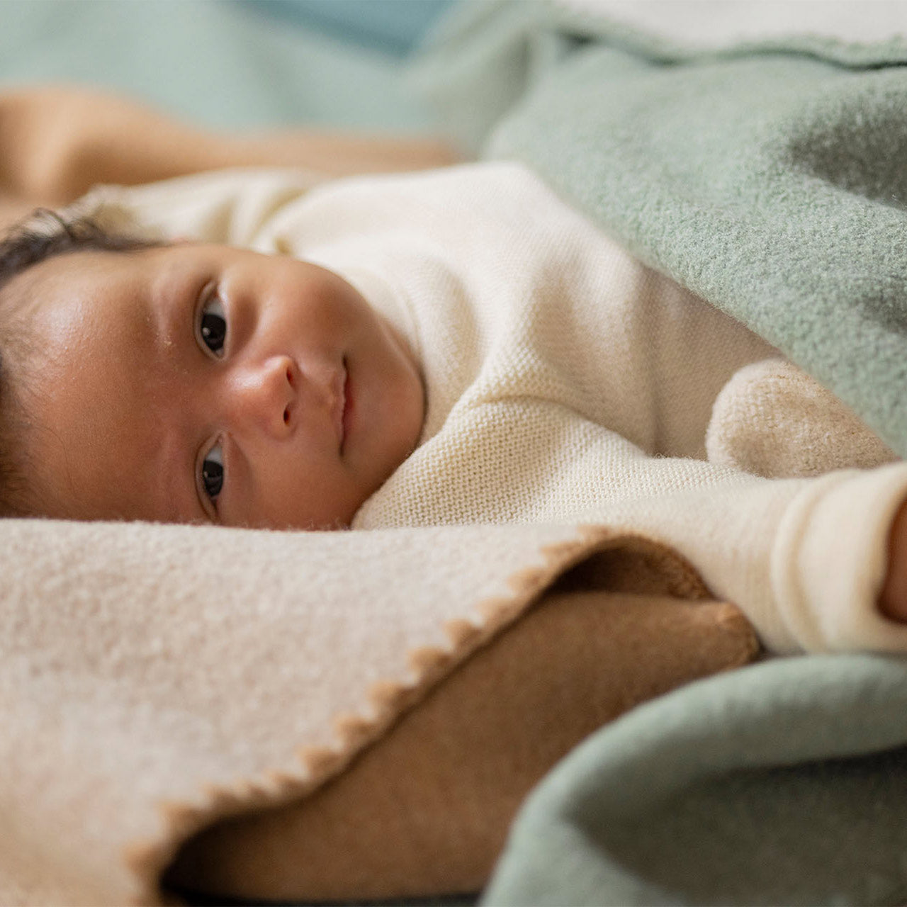 Merino Baby Jumper - Natural (0-18m)