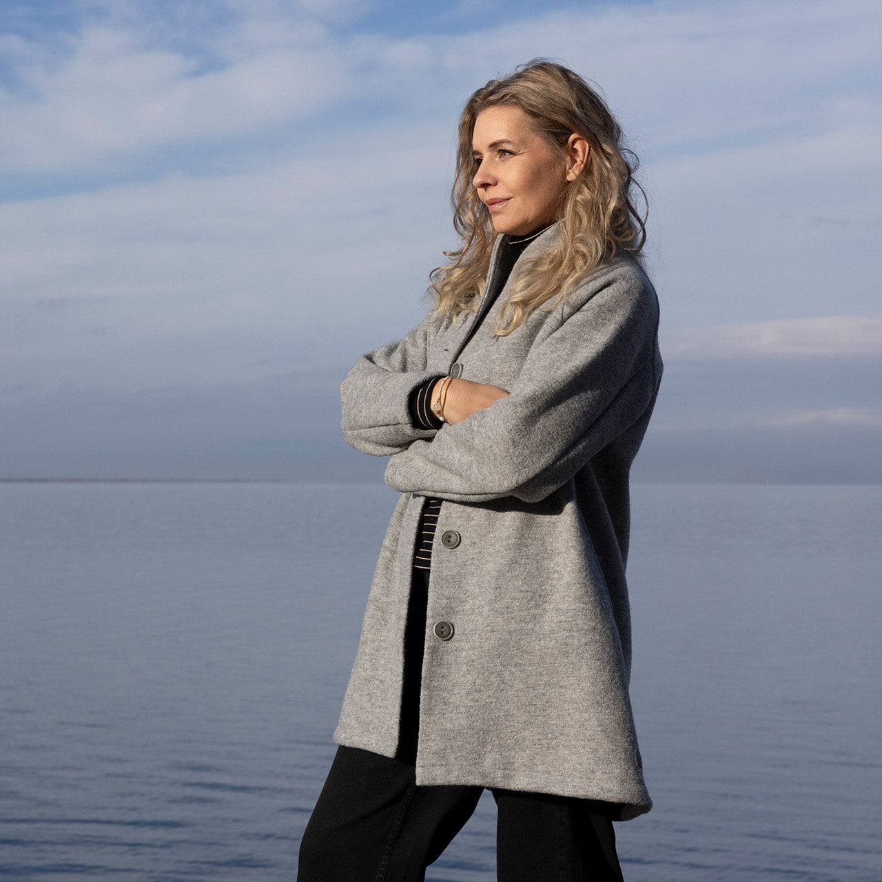 Women's Boiled Wool Coat *New AW25/26