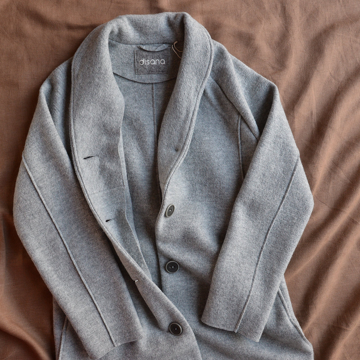 Women's Boiled Wool Coat