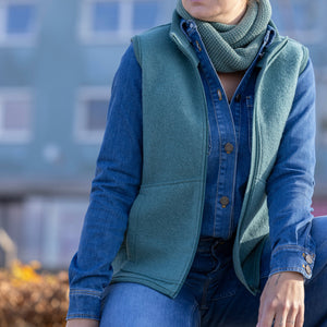Women's Boiled Wool Vest *New AW25/26