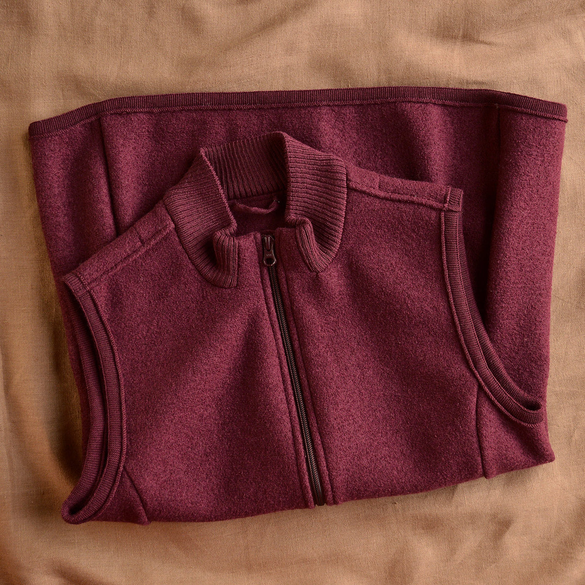 Women's Boiled Wool Vest