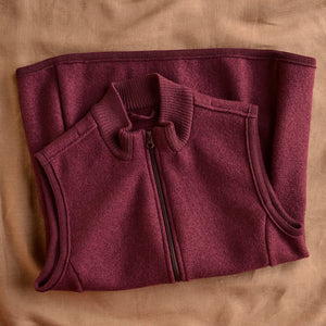 Women's Boiled Wool Vest *New AW25/26