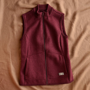 Women's Boiled Wool Vest *New AW25/26