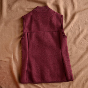 Women's Boiled Wool Vest *New AW25/26