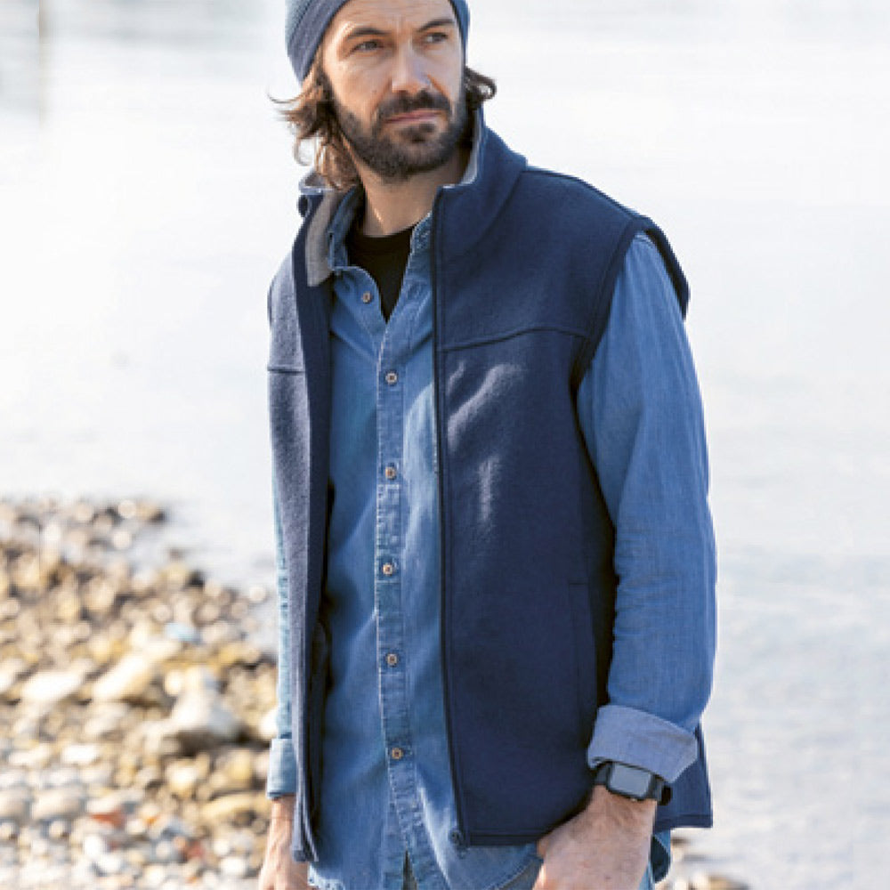 Men's Boiled Wool Vest *New AW25/26 Coming Soon!