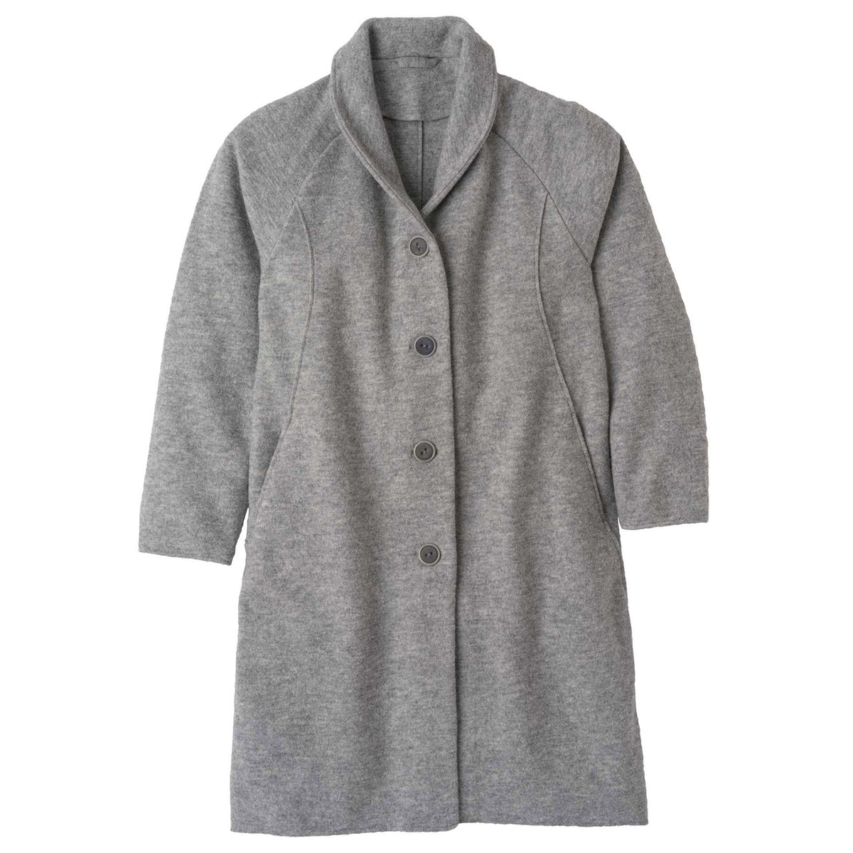 Women's Boiled Wool Coat