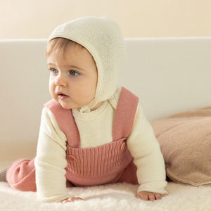 Bonnet in Organic Merino Wool (0-12m)