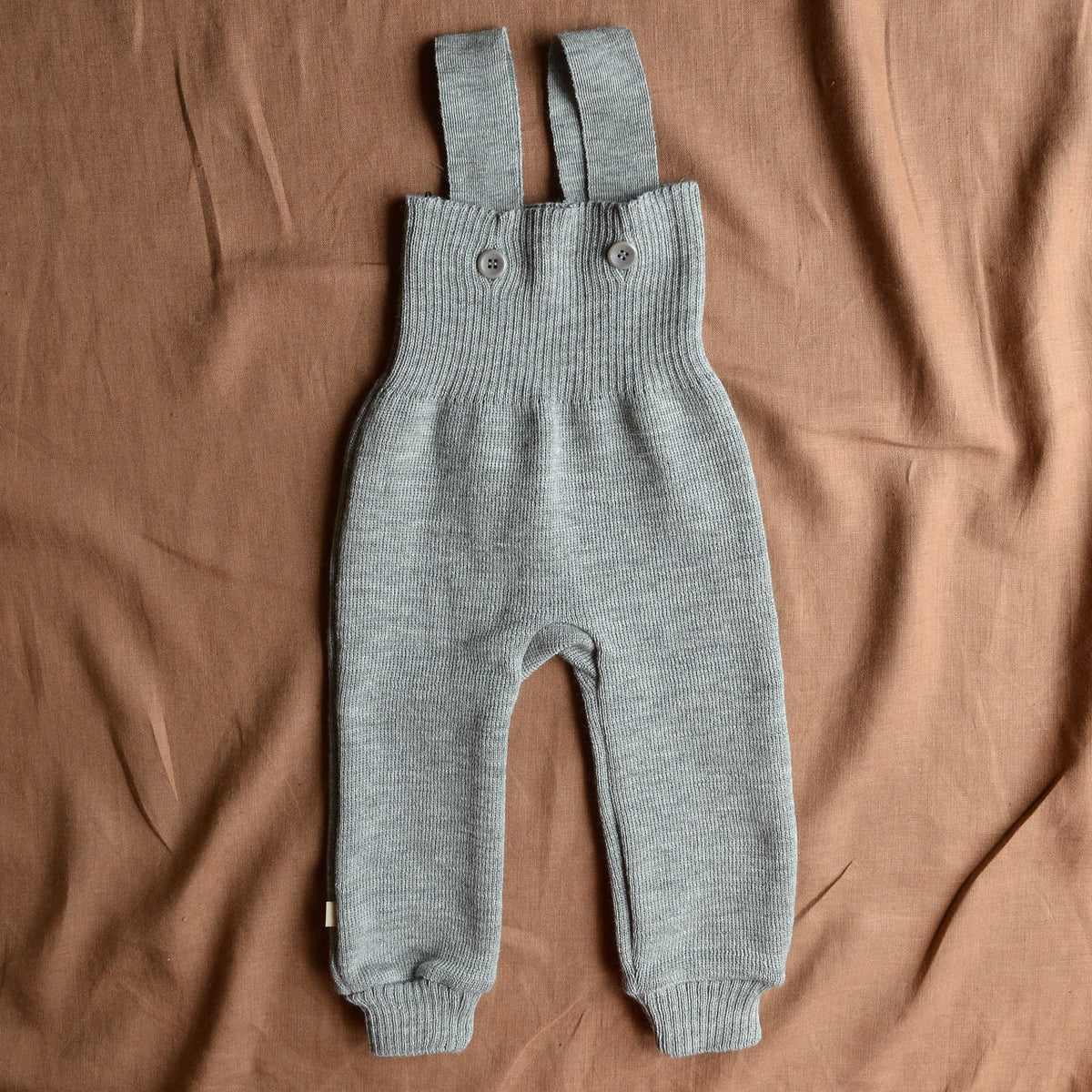 Knitted Dungarees - Organic Merino Wool (3m-4y)