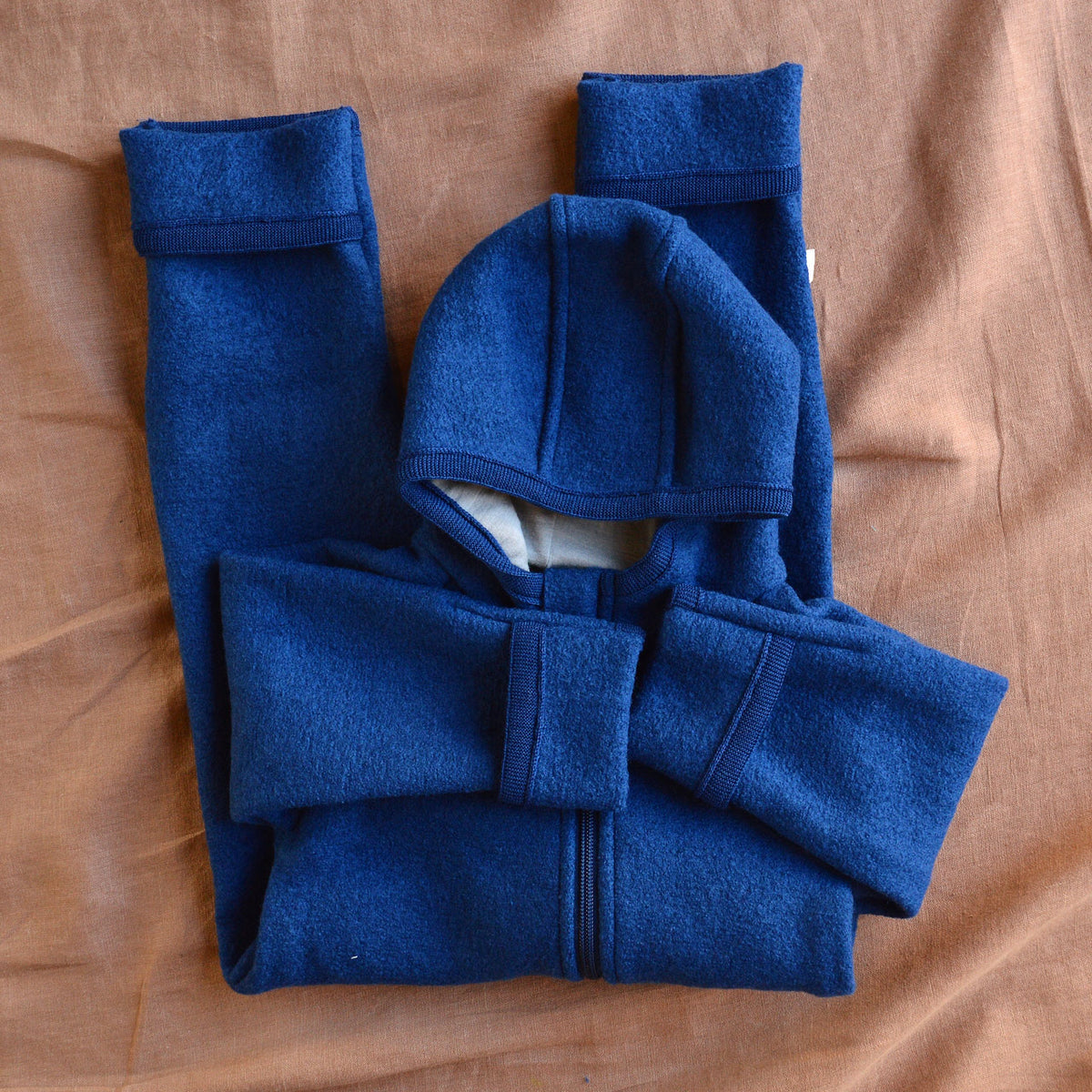 Boiled Wool Zip Overalls (6m-6y)