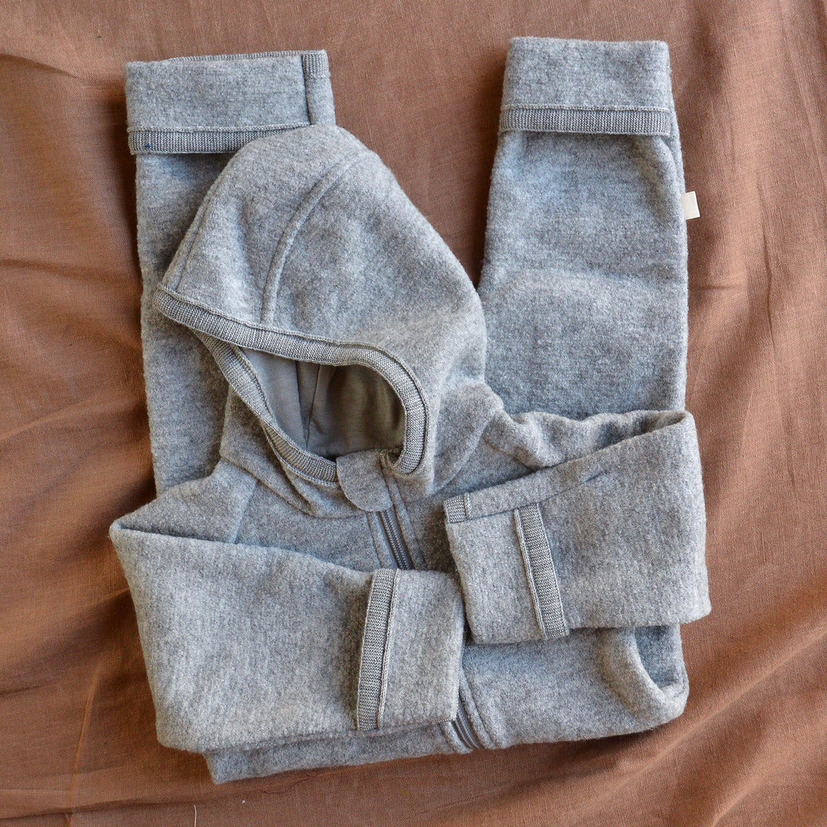 Boiled Wool Zip Overalls (6m-6y)