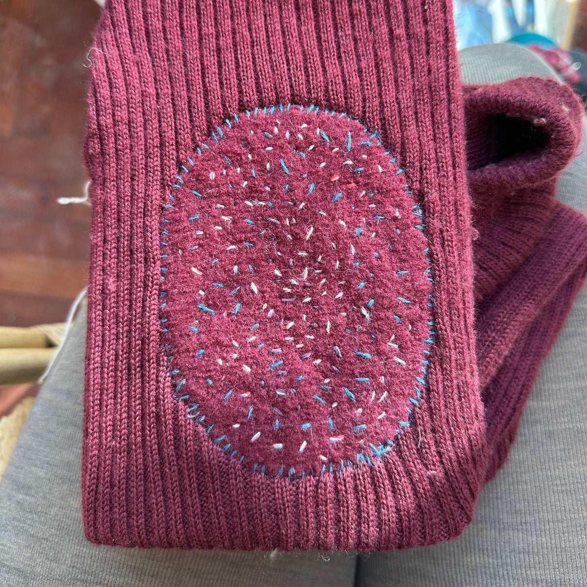 Knee/Elbow Patches - Organic Boiled Wool (1 Pair)