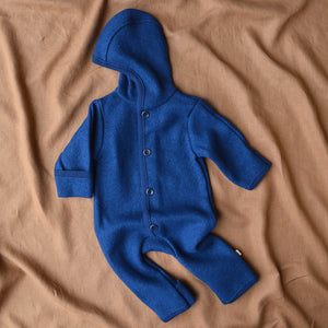 Boiled Wool Overalls with Hood - Rose (3-4y) *Retired Colour