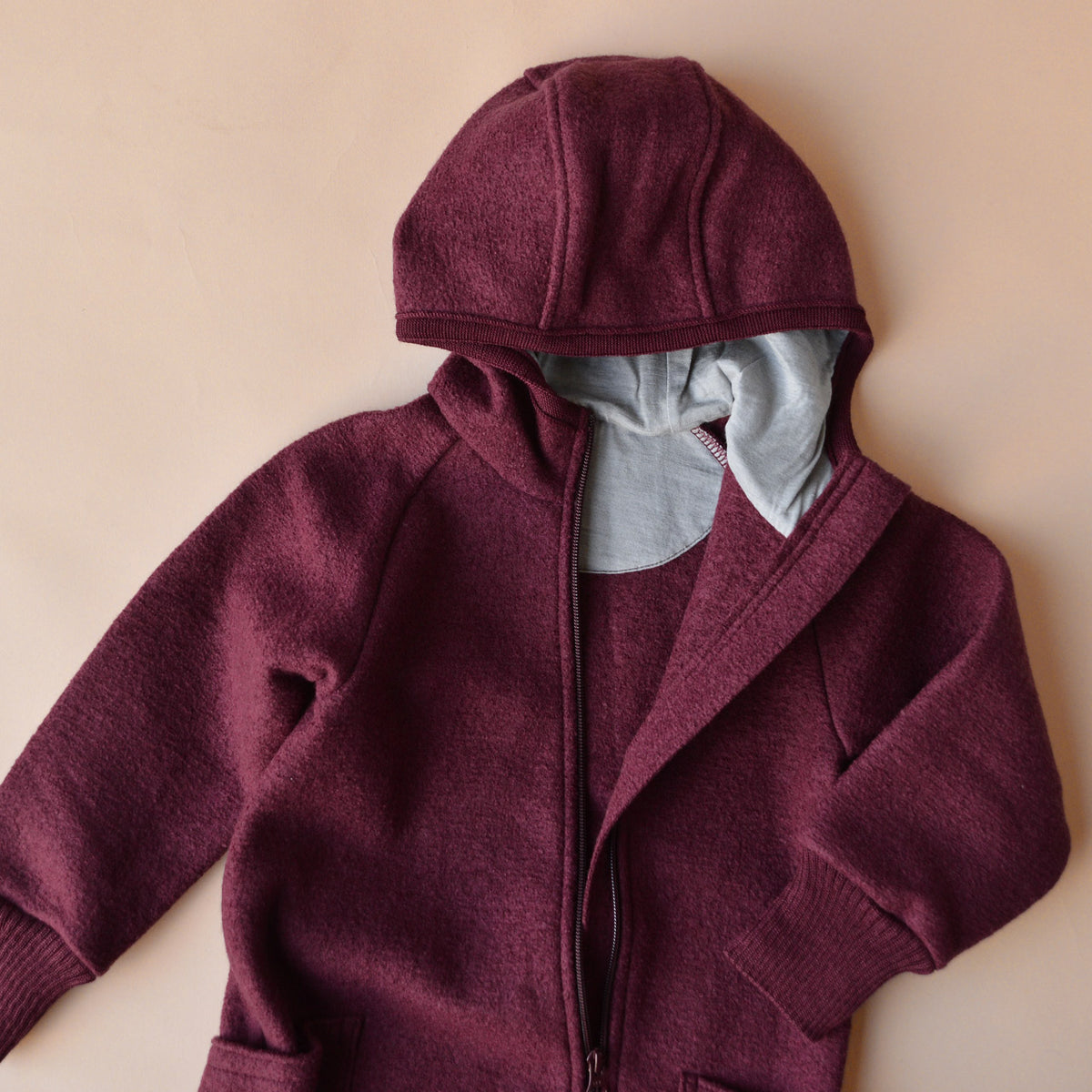 Boiled Wool Zip Overalls (6m-6y)