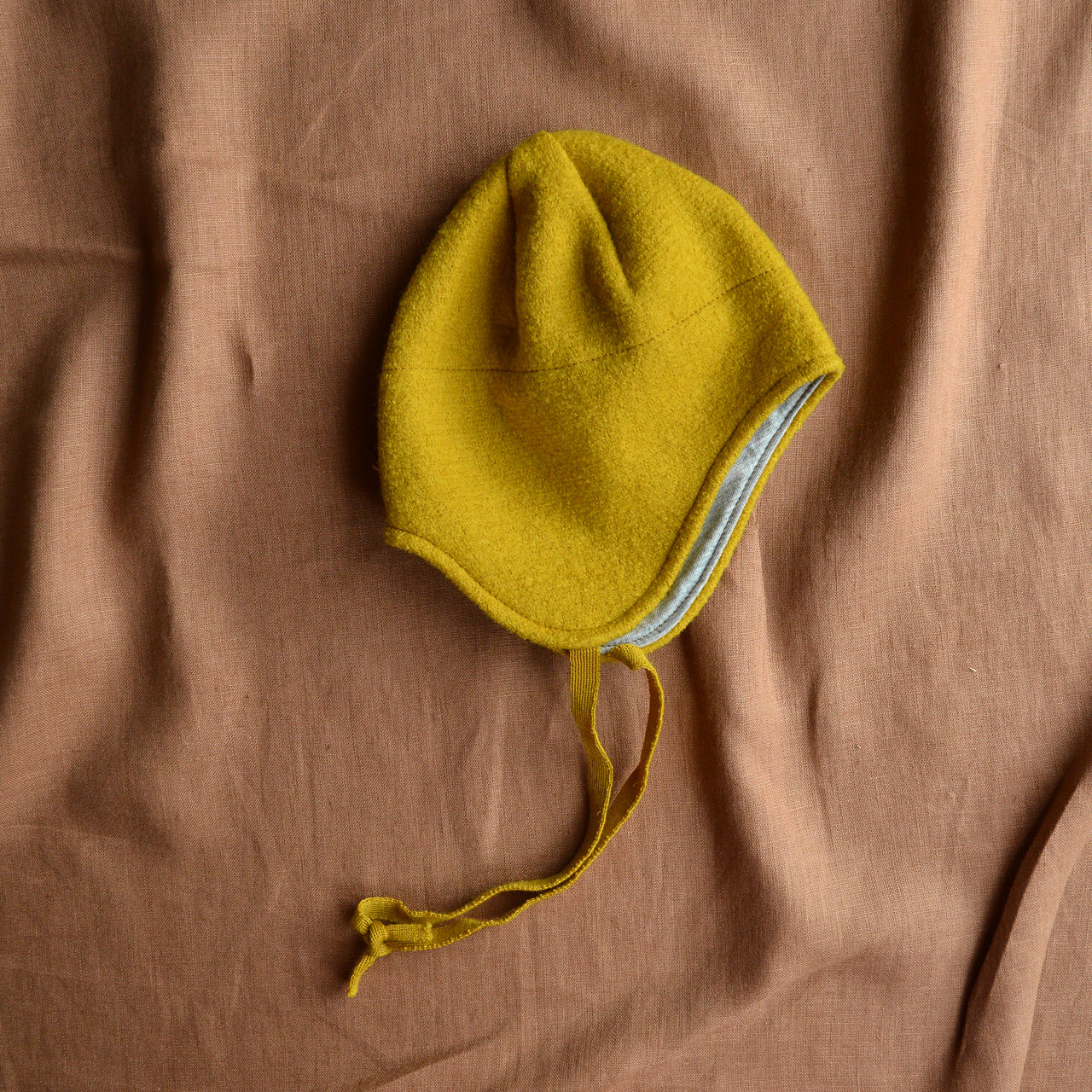 Boiled Wool Hat - Curry (2-5y) *Retired Colour