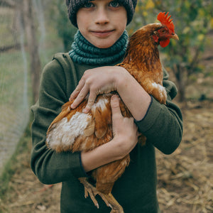 Classic Merino Kids Jumper - Pacific Teal (3-10y) *Retired Colour*