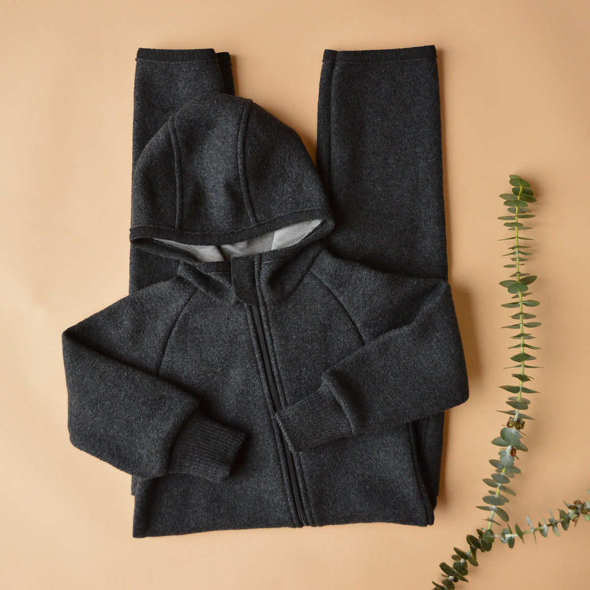 Boiled Wool Zip Overalls (6m-6y)