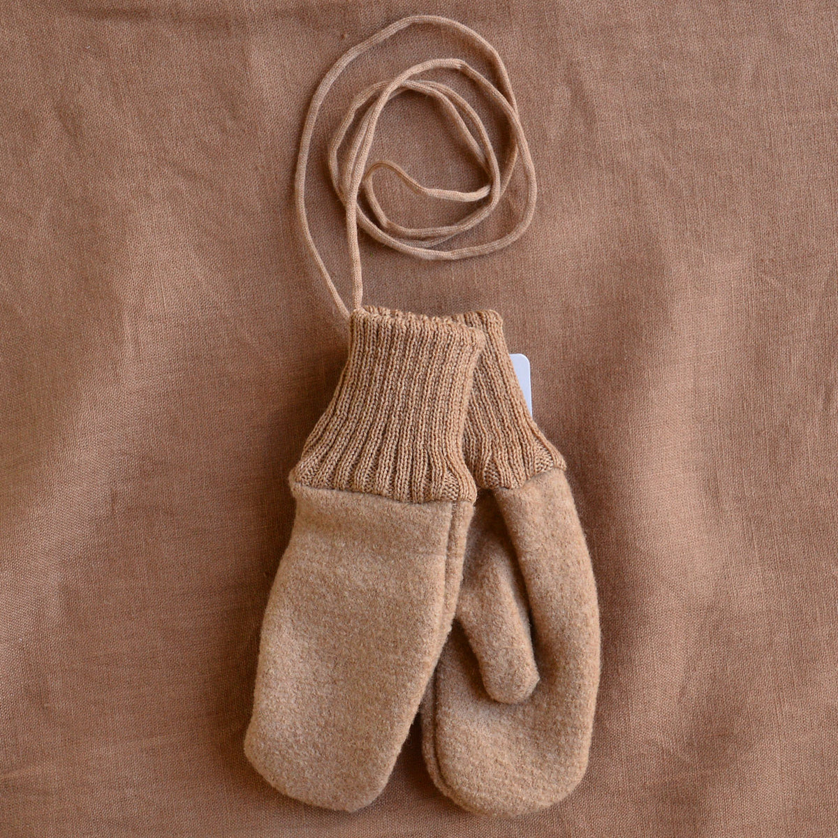 Boiled Wool Mittens (0-6y)