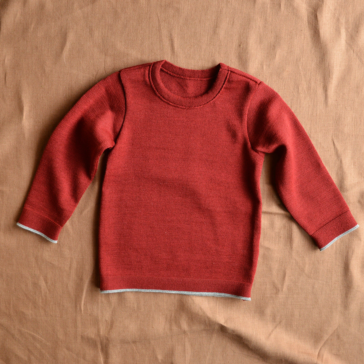Classic Merino Kids Jumper - Bordeaux (5-6y) *Retired Colour*