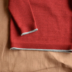 Classic Merino Kids Jumper - Bordeaux (5-6y) *Retired Colour*