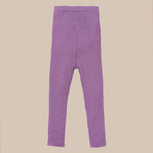 Lightweight Knitted Merino Rib Leggings (Kids 9-12y+ / Women 8-10)