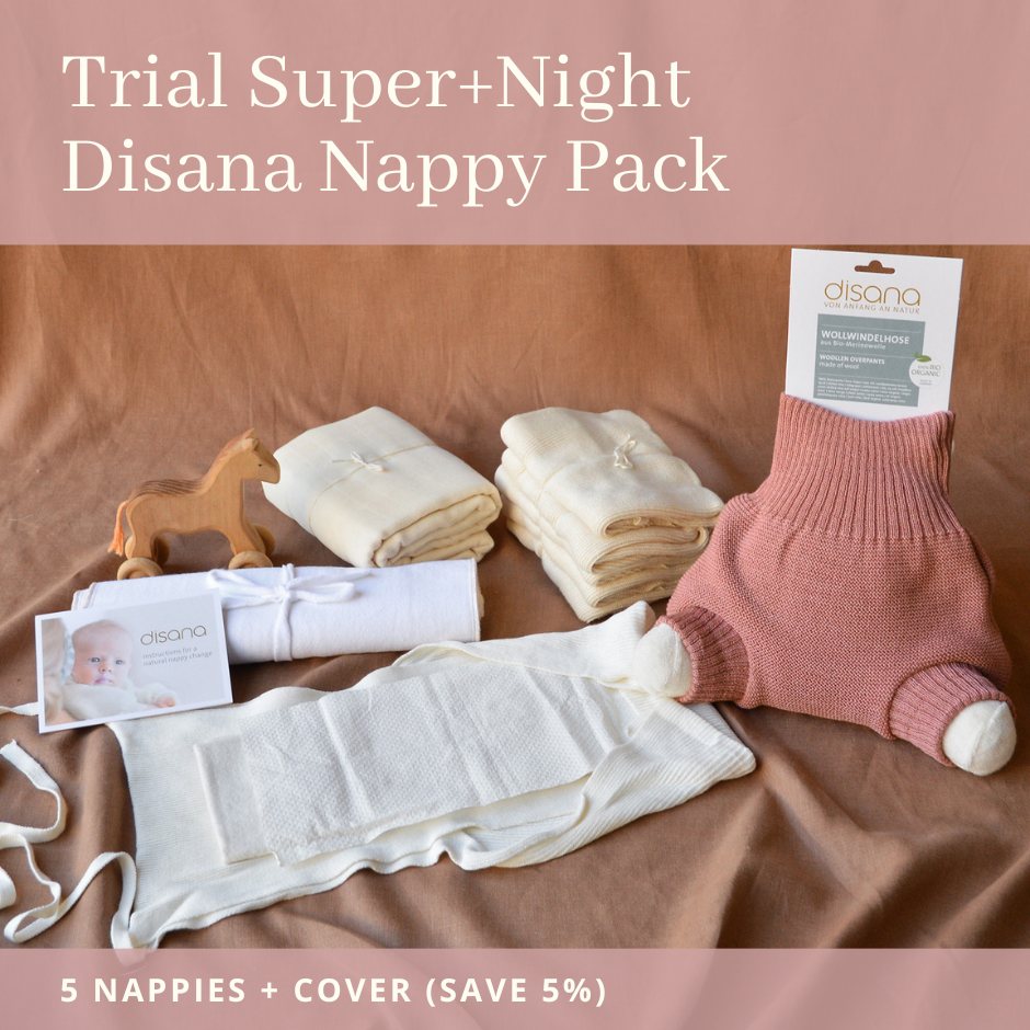 Trial Disana Nappy Pack Super+ for Nights/Heavy Wetters (Save 5%)