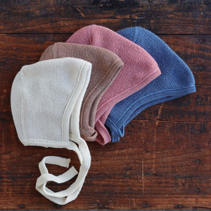 Bonnet in Organic Merino Wool (0-12m)