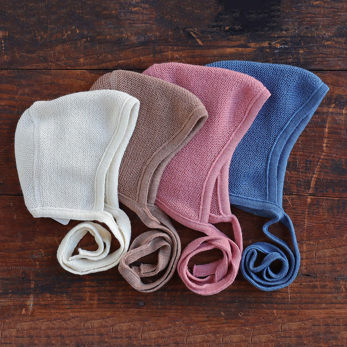 Bonnet in Organic Merino Wool (0-12m)
