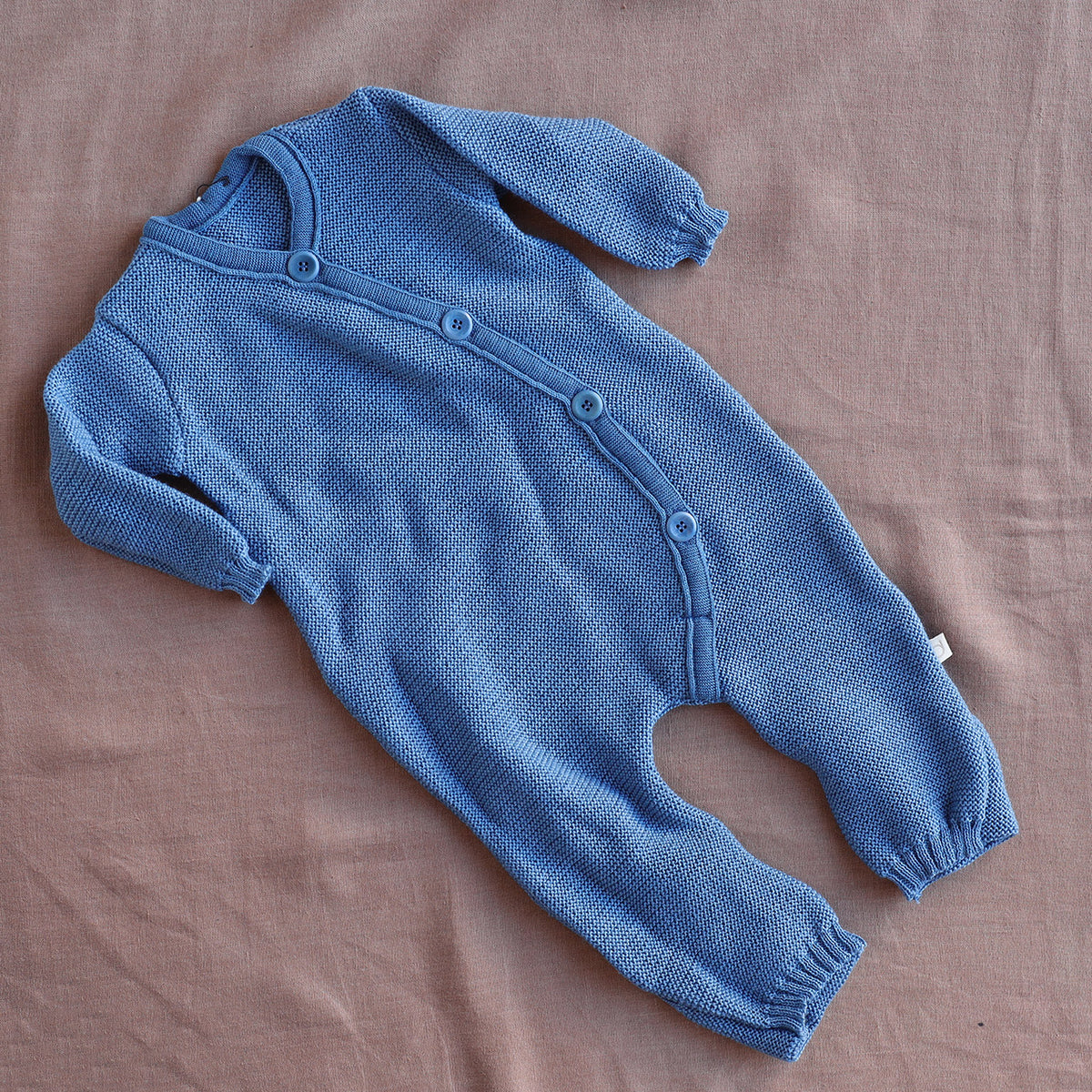 Knitted Overalls - Organic Merino Wool (0-12m)