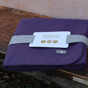 Boiled Wool Blanket Organic Merino (L 100x135cm)
