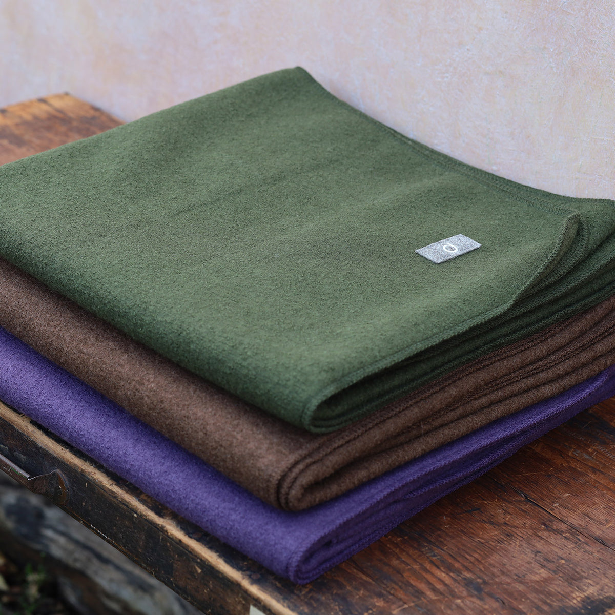 Boiled Wool Blanket Organic Merino (L 100x135cm)