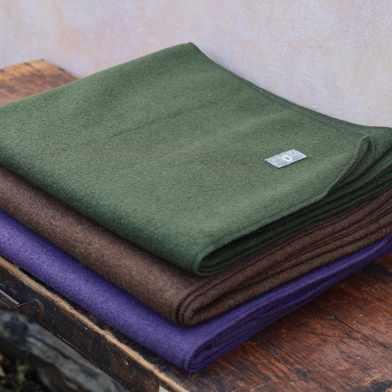 Boiled Wool Blanket Organic Merino (L 100x135cm)
