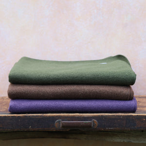 Boiled Wool Blanket Organic Merino (L 100x135cm)
