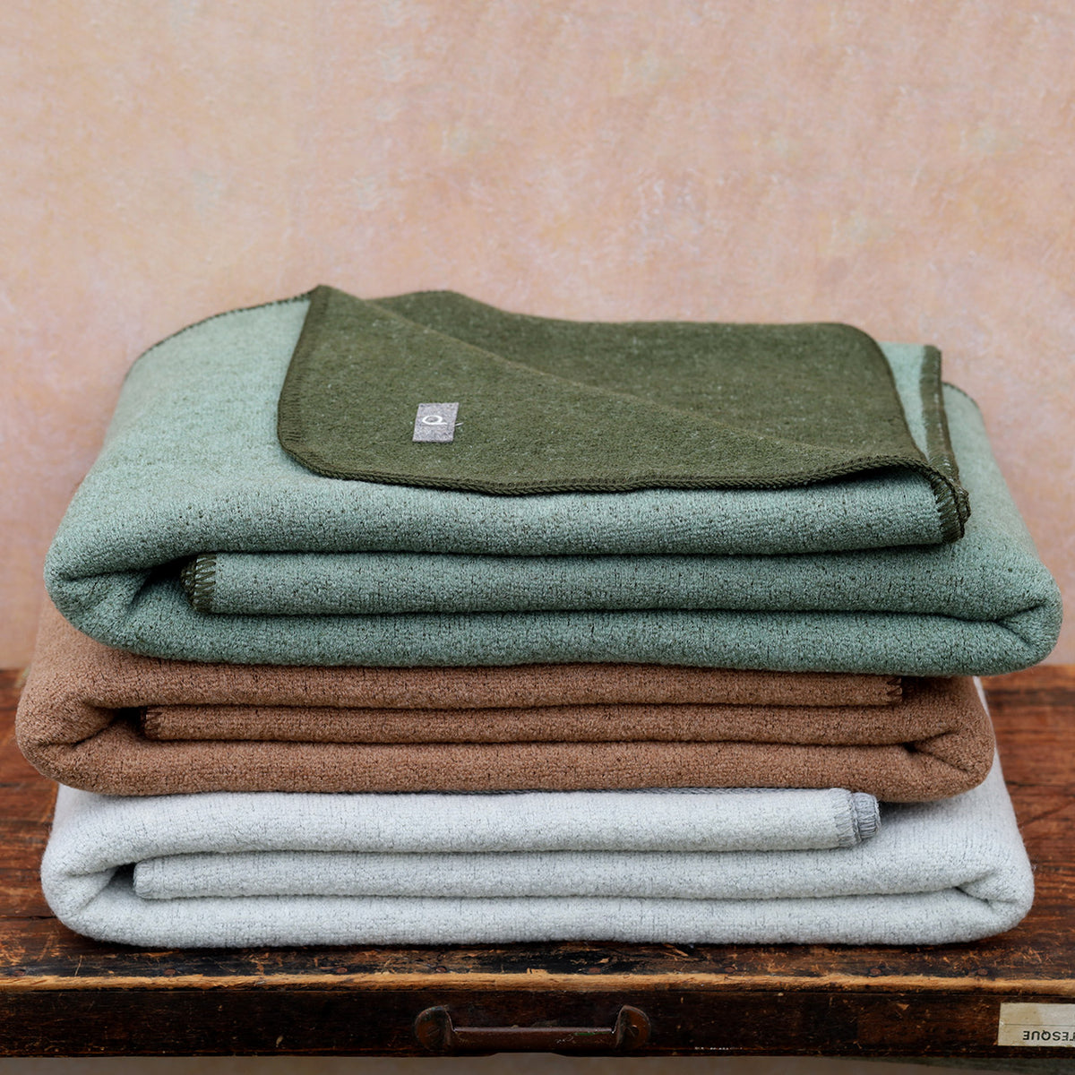 Double Faced Boiled Wool Blanket Organic Merino (XL 200x135cm)