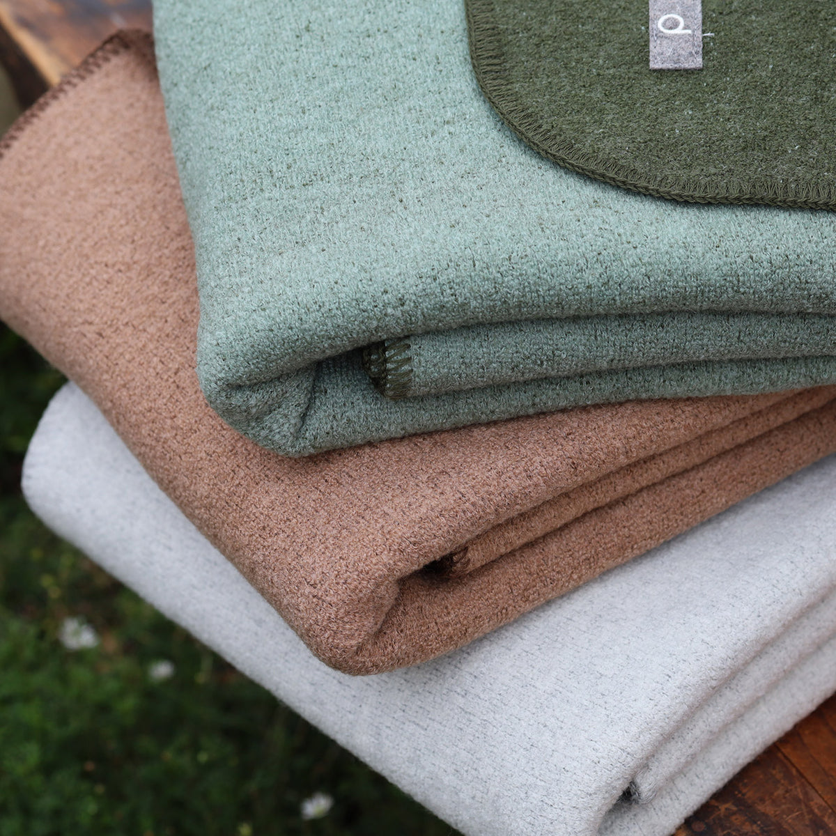 Double Faced Boiled Wool Blanket Organic Merino (XL 200x135cm)