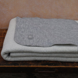 Double Faced Boiled Wool Blanket Organic Merino (XL 200x135cm)