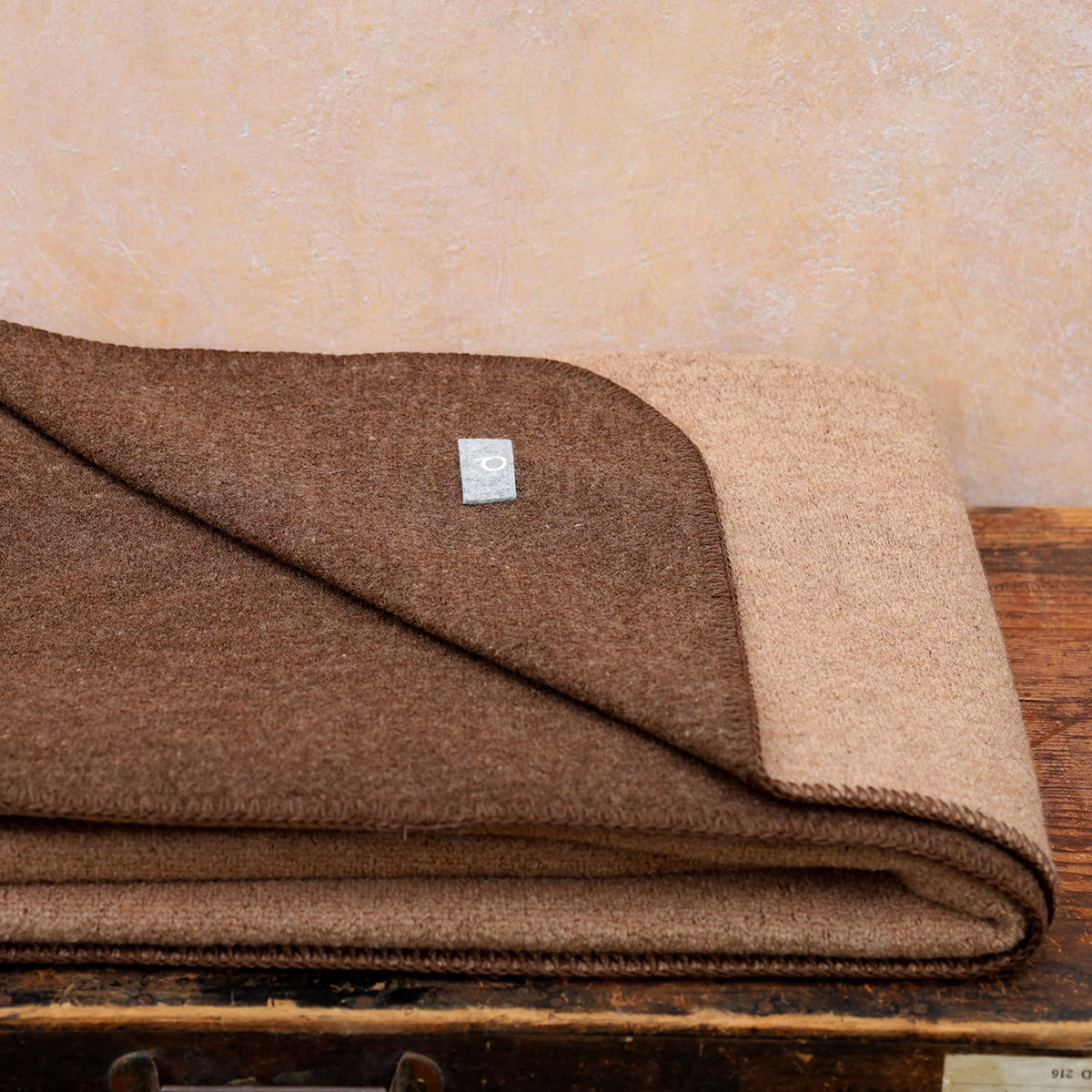 Double Faced Boiled Wool Blanket Organic Merino (XL 200x135cm)