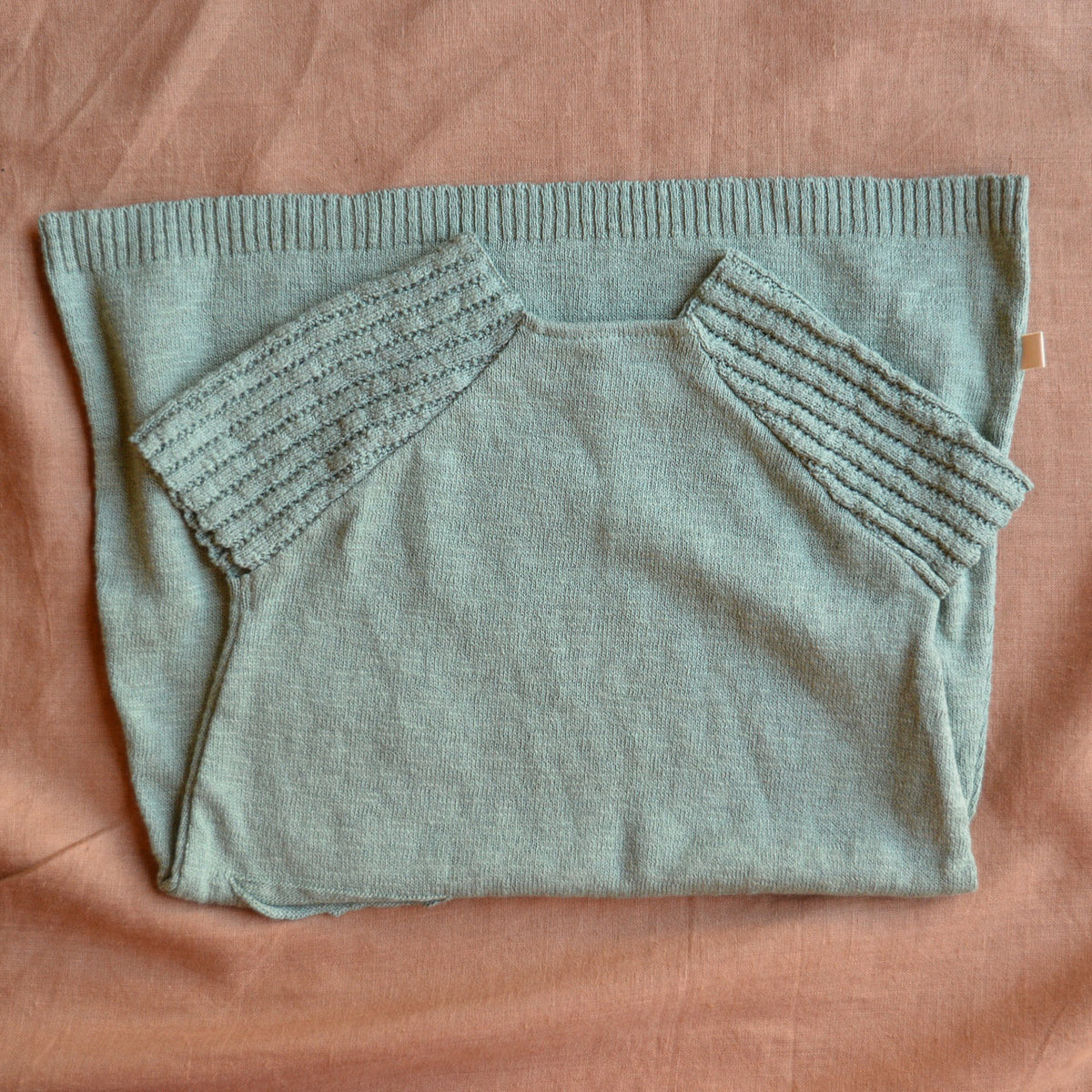 Kids Knitted Summer Pocket Dress - Organic Linen/Cotton (1-10y)