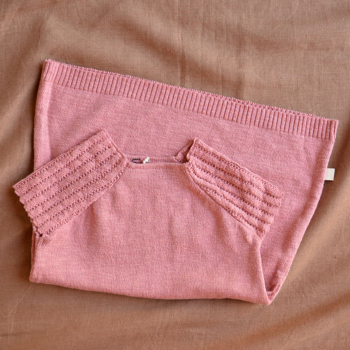 Kids Knitted Summer Pocket Dress - Organic Linen/Cotton (1-10y)