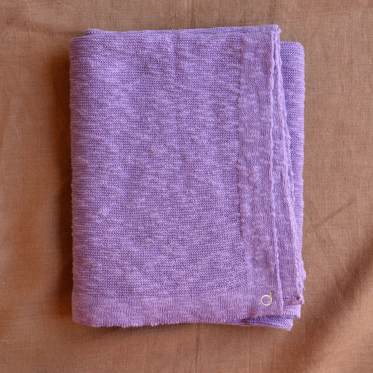 Knitted Summer Blanket - Organic Linen/Cotton (80x100cm)