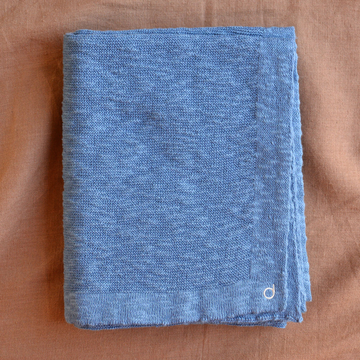 Knitted Summer Blanket - Organic Linen/Cotton (80x100cm)