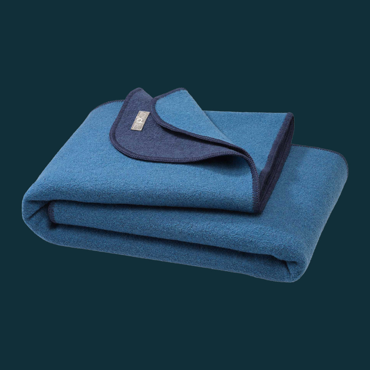 Double Faced Boiled Wool Blanket Organic Merino (L 100x135cm)