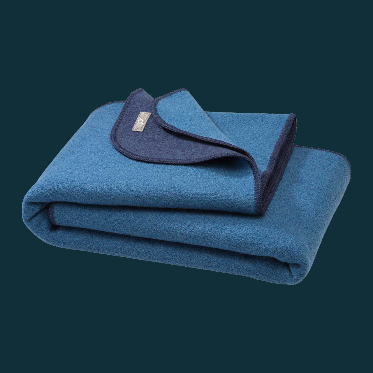 Double Faced Boiled Wool Blanket Organic Merino (L 100x135cm)