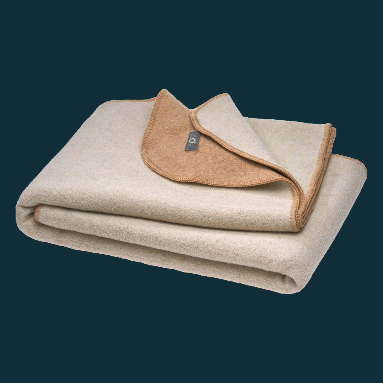 Double Faced Boiled Wool Blanket Organic Merino (L 100x135cm)