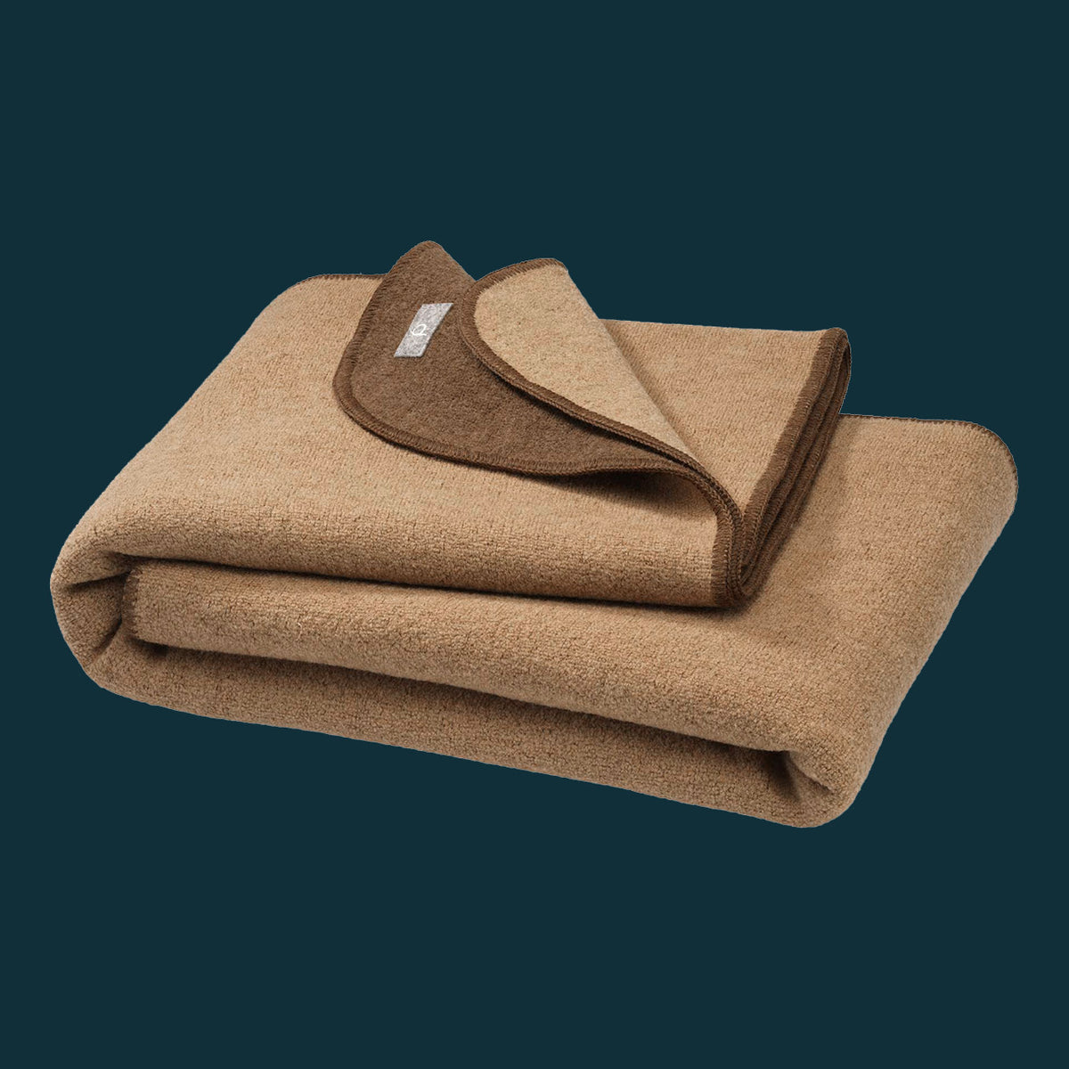 Double Faced Boiled Wool Blanket Organic Merino (L 100x135cm)
